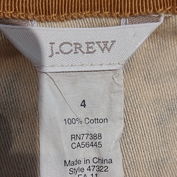 J. Crew yellow leopard pencil skirt knee-length night out Size 4 - Picture 2 of 7